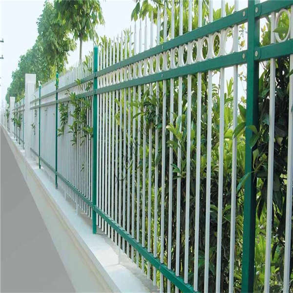 直發鋅鋼小區欄 公園景區別墅庭院鐵藝圍墻護欄 綠白色防護欄